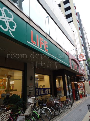 スーパー　ライフ　幡ヶ谷店（スーパー）まで562m