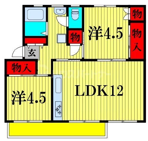 小金原団地5号棟の間取り写真