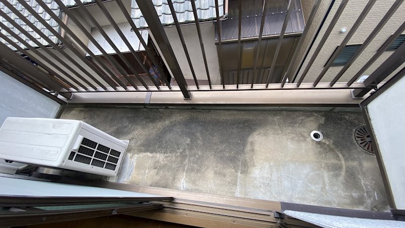 バルコニー　別の部屋の写真です。