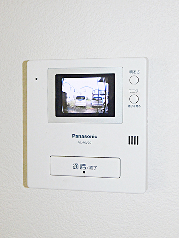 セキュリティ　TVモニターホンで来訪者を確認出来ます！