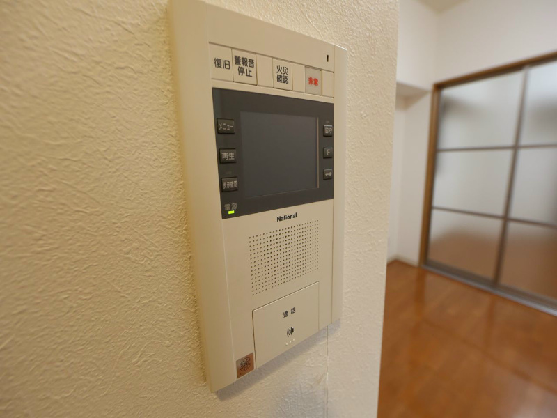 セキュリティ　オートロックモニターインターホン付き