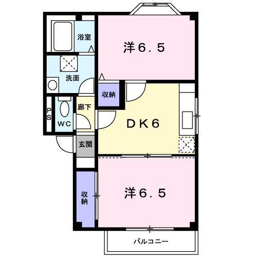 アグレアーブルの間取り写真