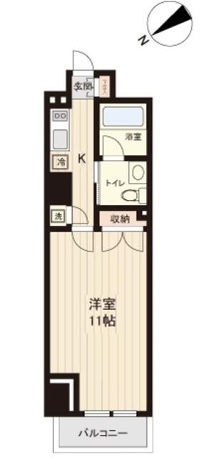 都営大江戸線 清澄白河駅 徒歩11分 8階建 築19年の間取り写真