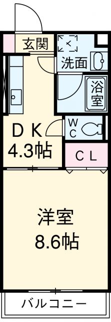 アネーロ中町の間取り写真