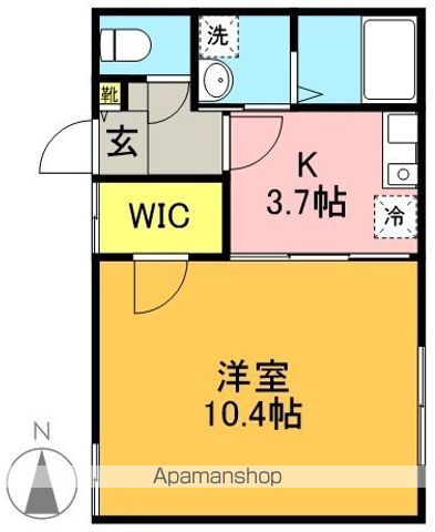 京王線 明大前駅 徒歩5分 2階建 築42年の間取り写真