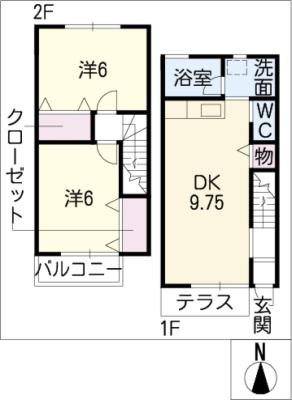 みづほメゾン赤童子の間取り写真