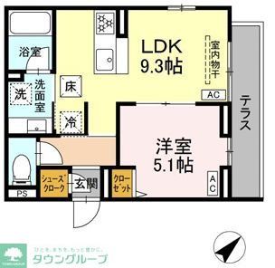 ジェルベーラ東柏ケ谷の間取り写真