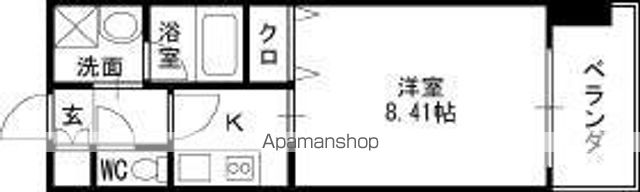 阪神本線 尼崎駅 徒歩5分 8階建 築20年の間取り写真