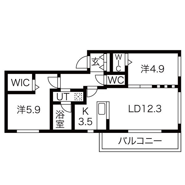 VEINTI ASTROの間取り写真