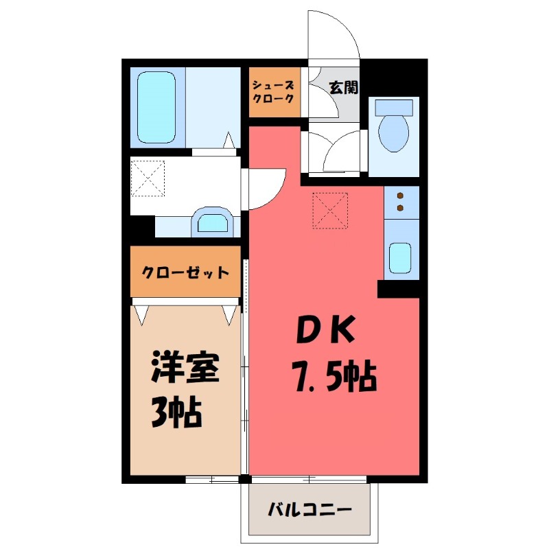 パルクノールの間取り写真