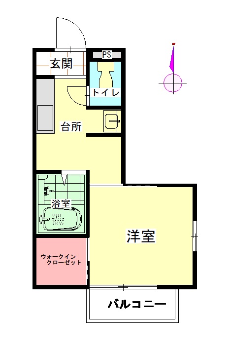 ラフィネ1の間取り