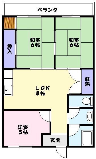 インフィオラータの間取り