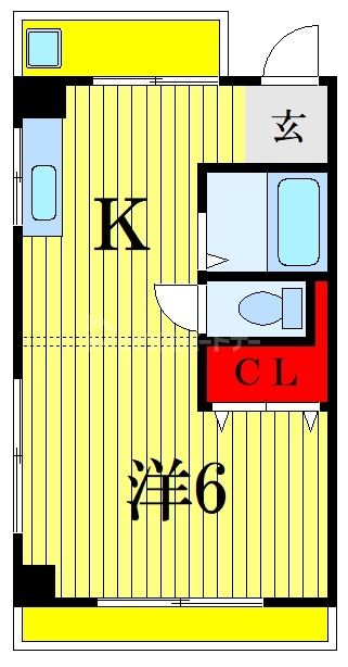 メゾン北方の間取り