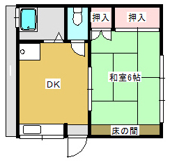 徳永ハイツの間取り