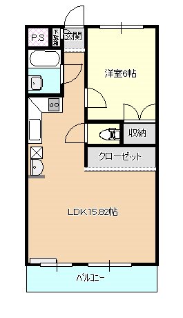 つくば市松代のマンションの間取り