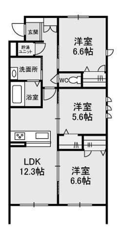 セントリビエ道後の間取り