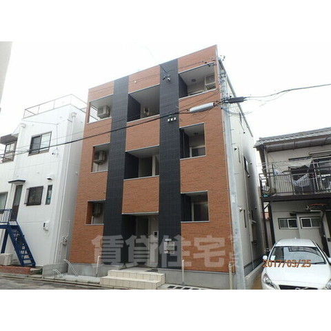 【名古屋市熱田区伝馬のアパートの建物外観】