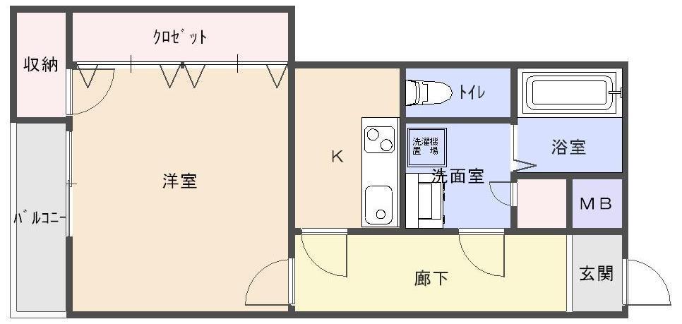 ヴェルコロナード　２１の間取り