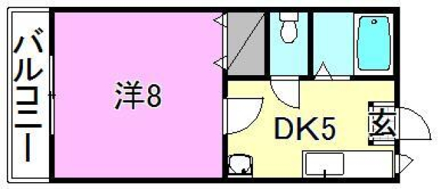 上浮穴郡久万高原町久万のアパートの間取り