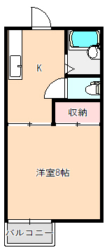 グリーンフラッツの間取り