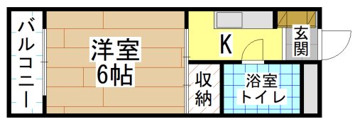 北九州市小倉北区馬借のマンションの間取り