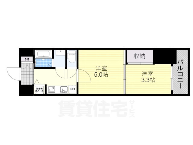 プランドール新大阪の間取り