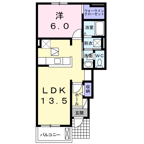 カンパーニュ和の間取り