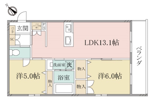 （シニア限定）ヘーベルヴィレッジ鵠沼海岸～アクアヘーベルヴィレッジ～の間取り