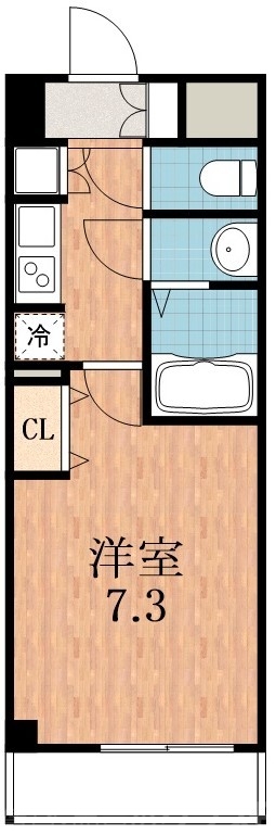 レジュールアッシュ天王寺の間取り