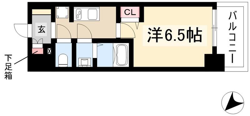 プレサンスTHE新栄の間取り