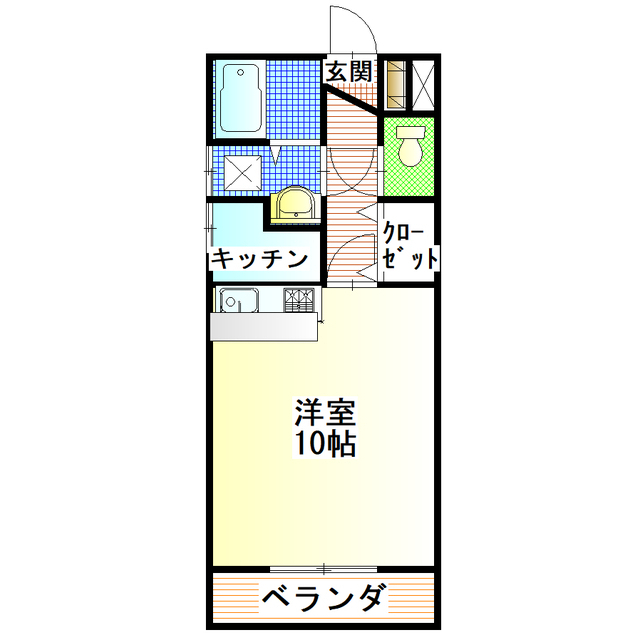 木内ハイツの間取り