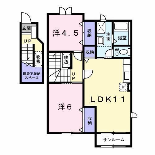 アンシャンテの間取り