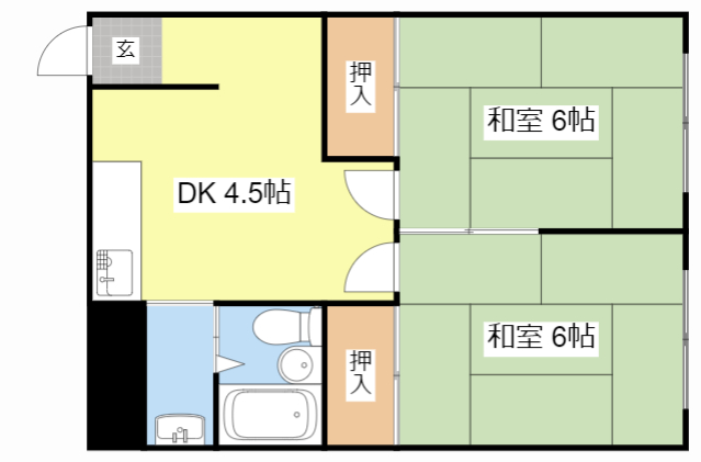 藤田アパートの間取り