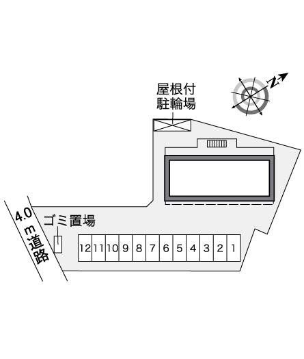 【レオパレスリバーヴィレッジＭのエントランス】