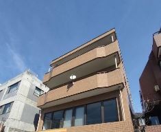 大田区上池台のマンションの建物外観