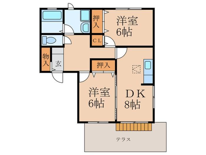 ベルエポックあざみの間取り