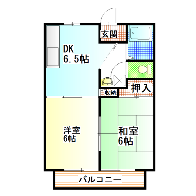 サンビレッヂ大宮B_間取り_0