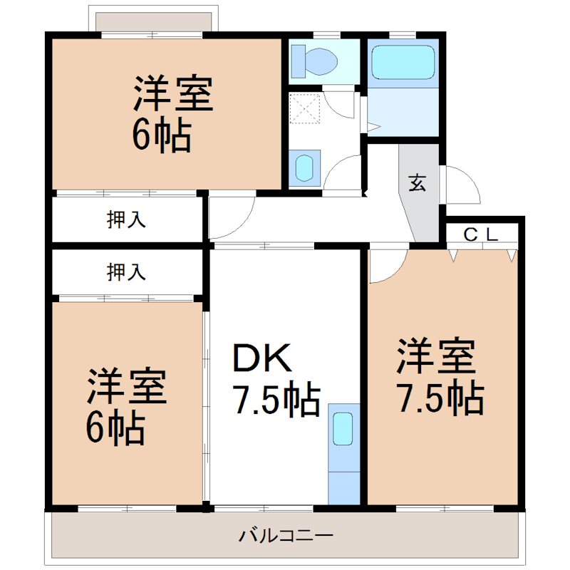 ファミールさかいの間取り