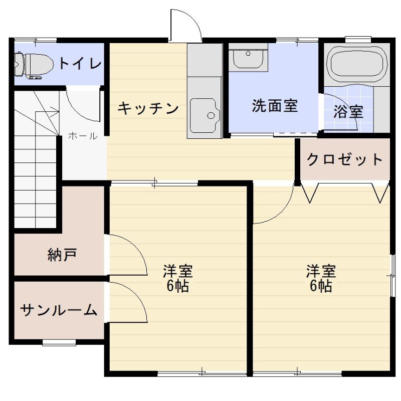 アドラブールの間取り