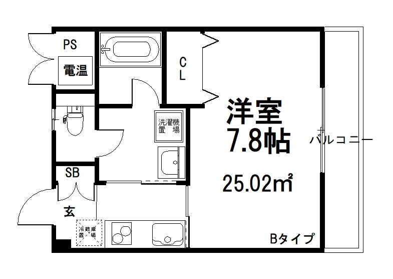 アベニール出町柳の間取り