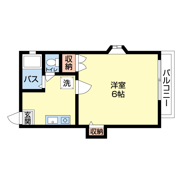 ファミール仲村Ｄ棟の間取り