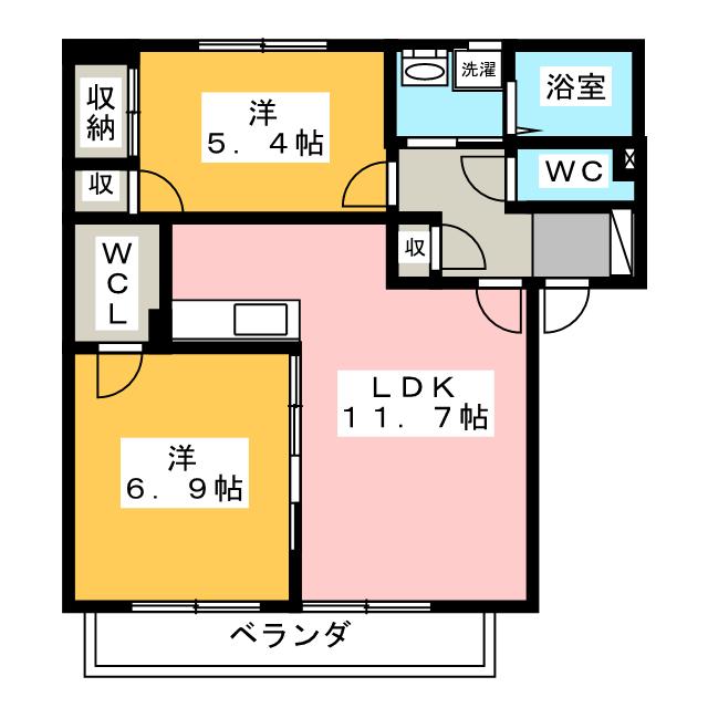 ガーデンコートさくらの間取り