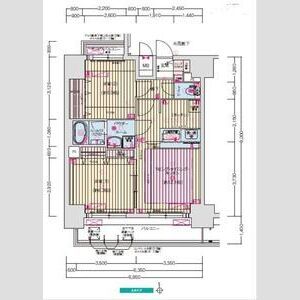 名古屋市中区新栄のマンションの間取り