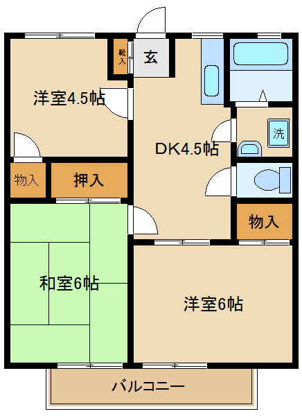 アマルテＭの間取り