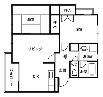 マンハイム敦賀の間取り