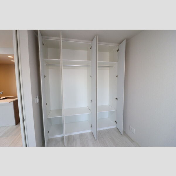 収納　たっぷりとした収納スペースです