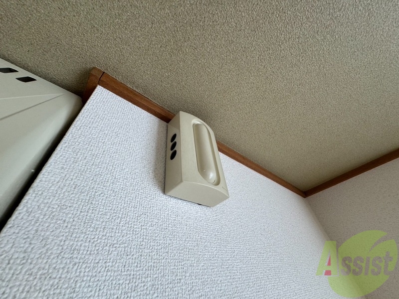 セキュリティ　来客時にはこちらのチャイムが鳴りますよ。