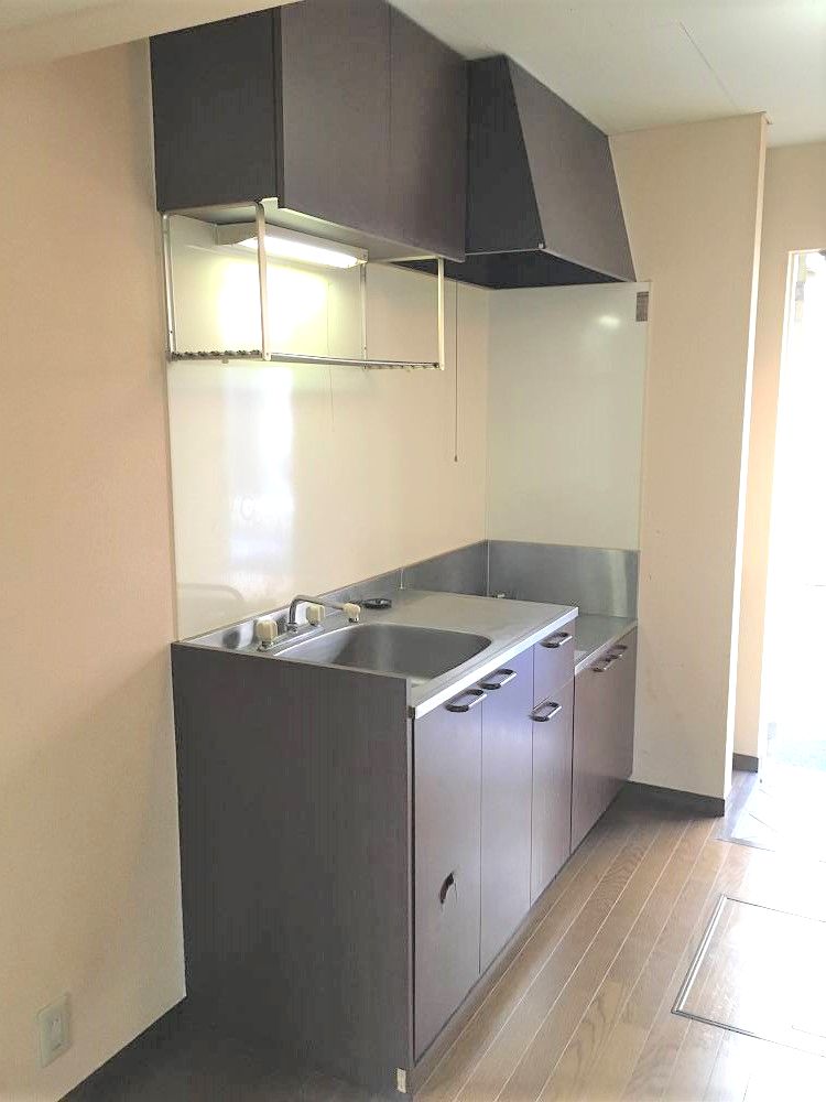 キッチン　ガスコンロが設置できるキッチンです