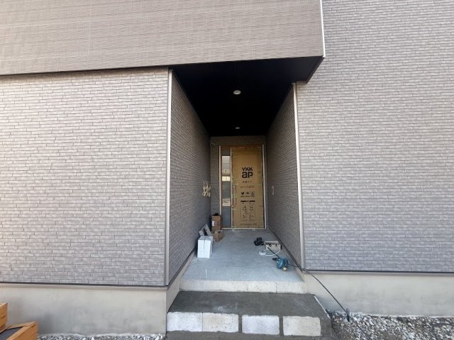 エントランス　建築中