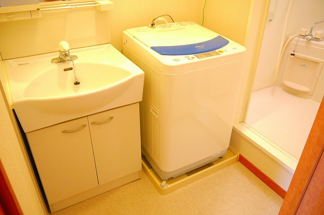 洗面設備　広い洗面スペース